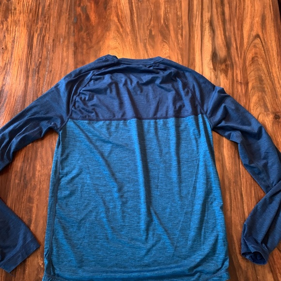 American Eagle 360 Extreme Flex Active Long Sleeve Shirt Baselayer Blue Mens S - Picture 5 of 5